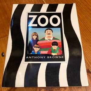 ZOO by Anthony Browne SC Book Illustrated Witty Animal Behavior (Out of Print)